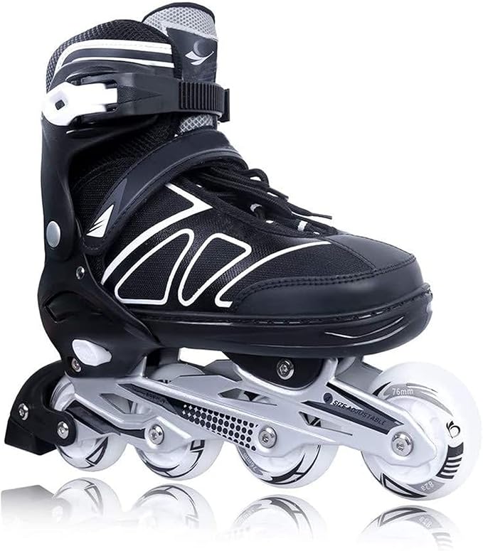 Zuwaos Womens Adjustable Inline Skates for Kids and Adults, Roller