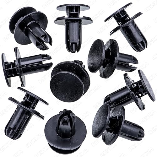 Rexka 10 piezas de guardabarros tipo empuje de sujeción de clip de retención compatibles con Hyundai Kia 86595-2T500 Accent, Azera, Elantra, Equus,