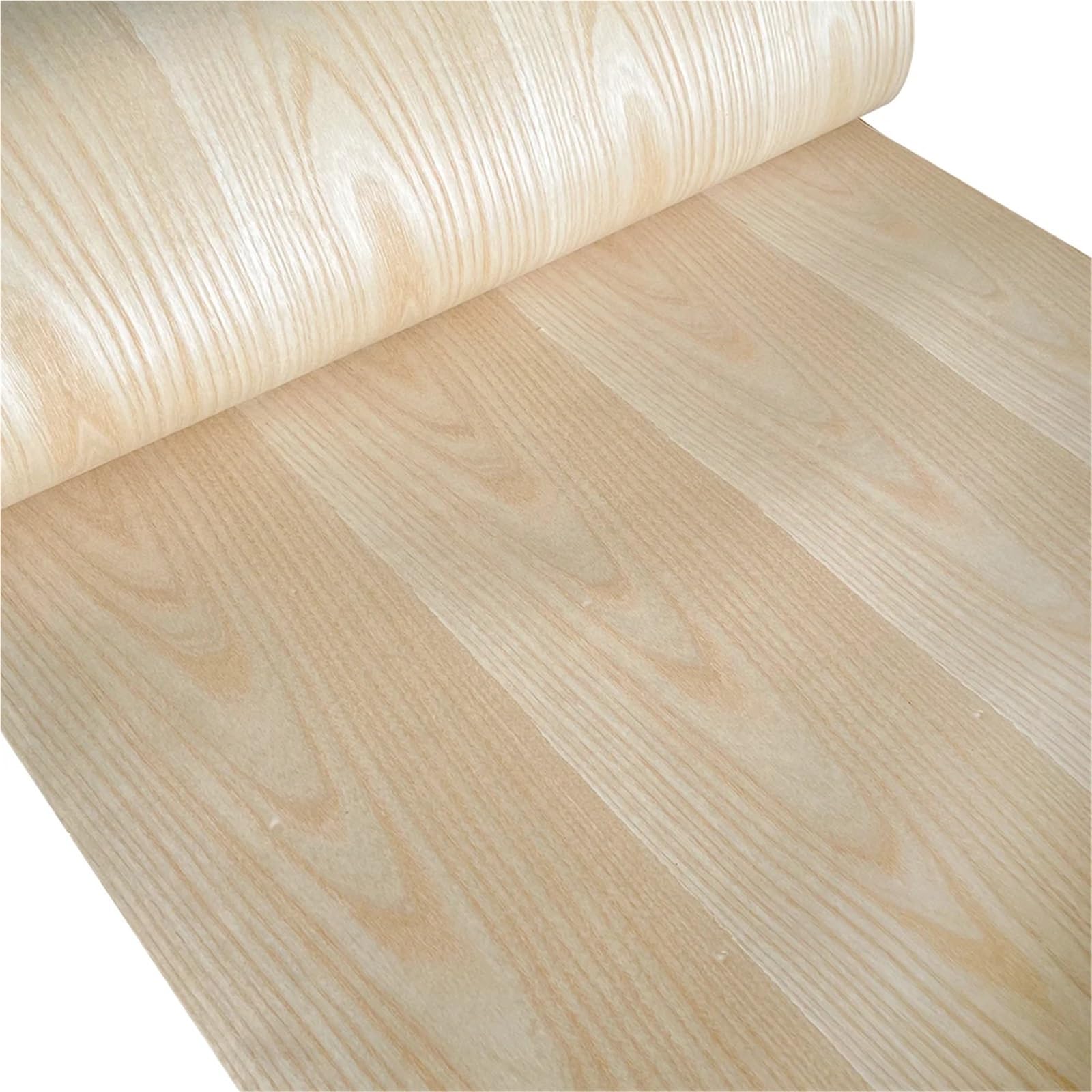 Ręcznie robione drewno, samoprzylepna folia fornirowa z efektem drewna do renowacji mebli DIY(Kolor: 6,55W x 240 cm)