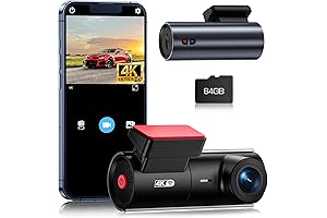 Dash Cam 4K WiFi 2160P: Reliable Capacitor Dash Cam for Crystal-Clear Footage