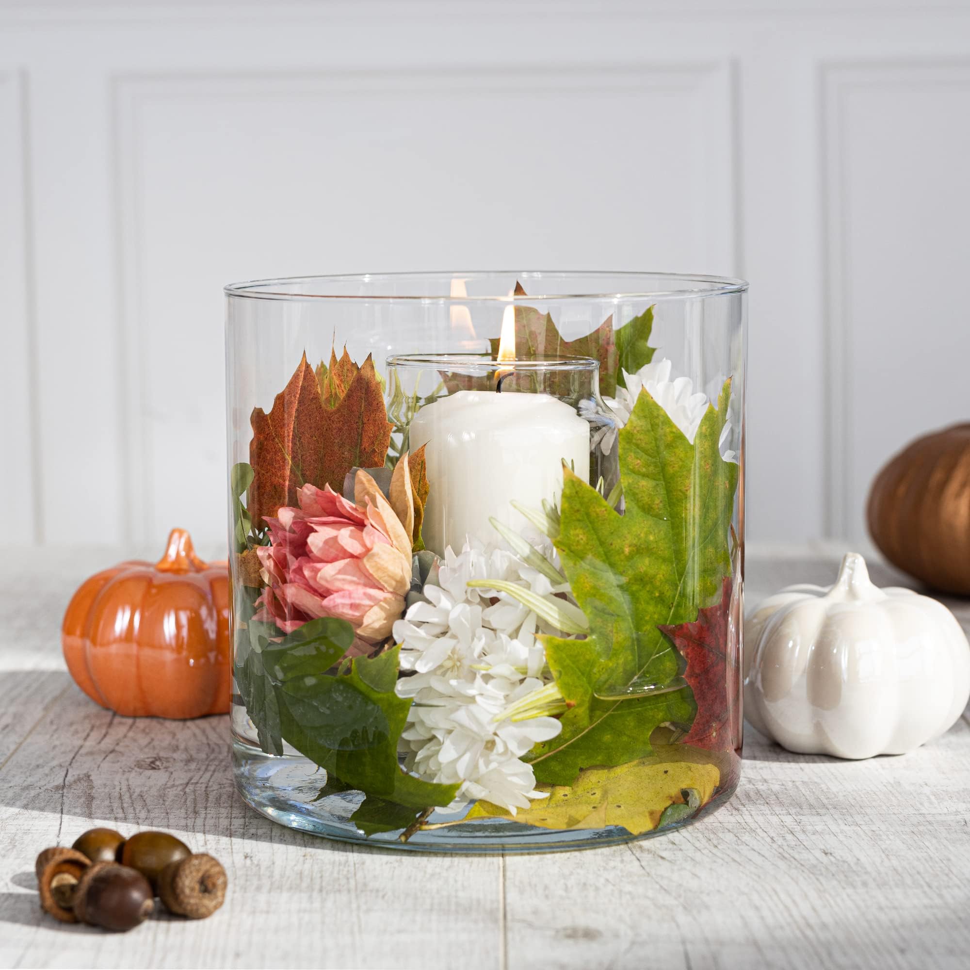 Koelaa Transparante Acryl Vaas - Onbreekbare Lichtgewicht Cilindrische Bloemenvaas voor Woonkamer, Slaapkamer, Kantoor, Badkamer - Decoratieve Moderne Vaas - 20x30cm Koelaa Transparante Acryl Vaas - Onbreekbare Lichtgewicht Cilindrische Bloemenvaas voor Woonkamer, Slaapkamer, Kantoor, Badkamer - Decoratieve Moderne Vaas - 20x30cm