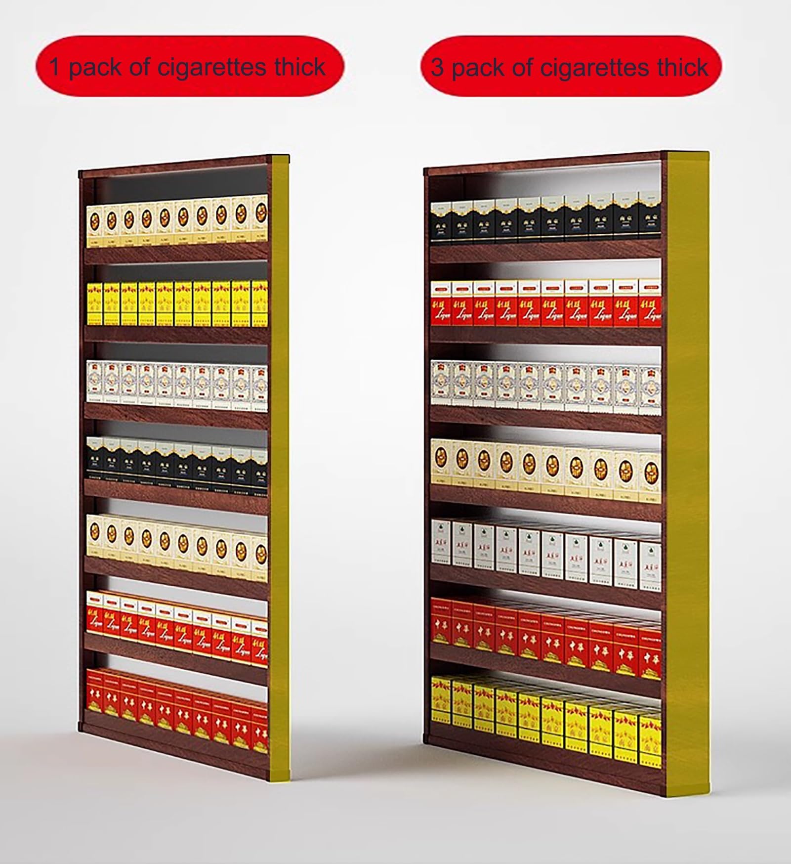 used cigarette racks for convenience store Amazon.com: Convenience Store Cigarette Display Stand Aluminum Alloy  Cigarette Display Holder,Multi-Tier Wall Mounted Candy Rack, Supermarket Convenience  Store Cigarette Rack,Supermarket Shelf Organizer(100x3x80c : Health &  Household