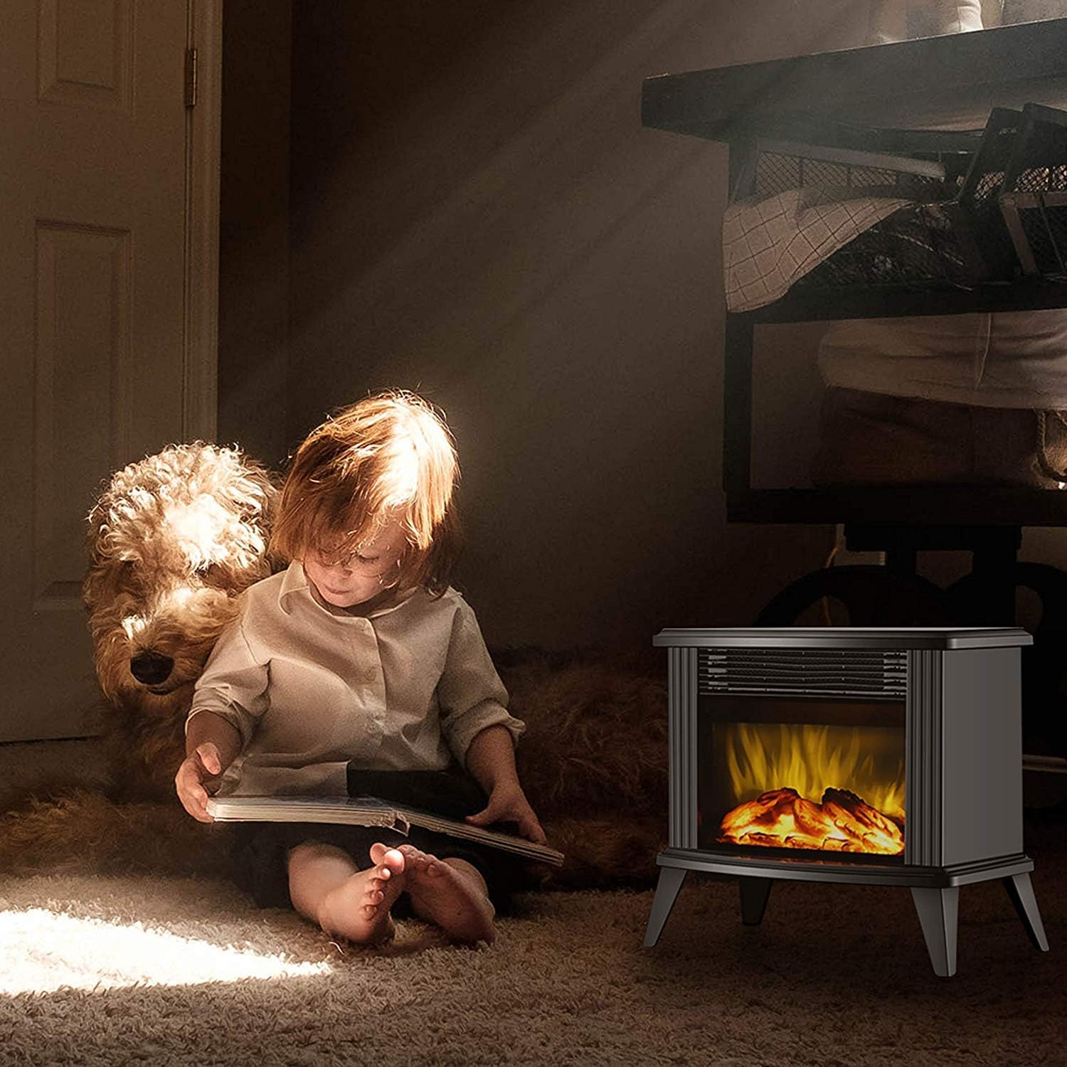 inserto riscaldatore elettrico per caminetto