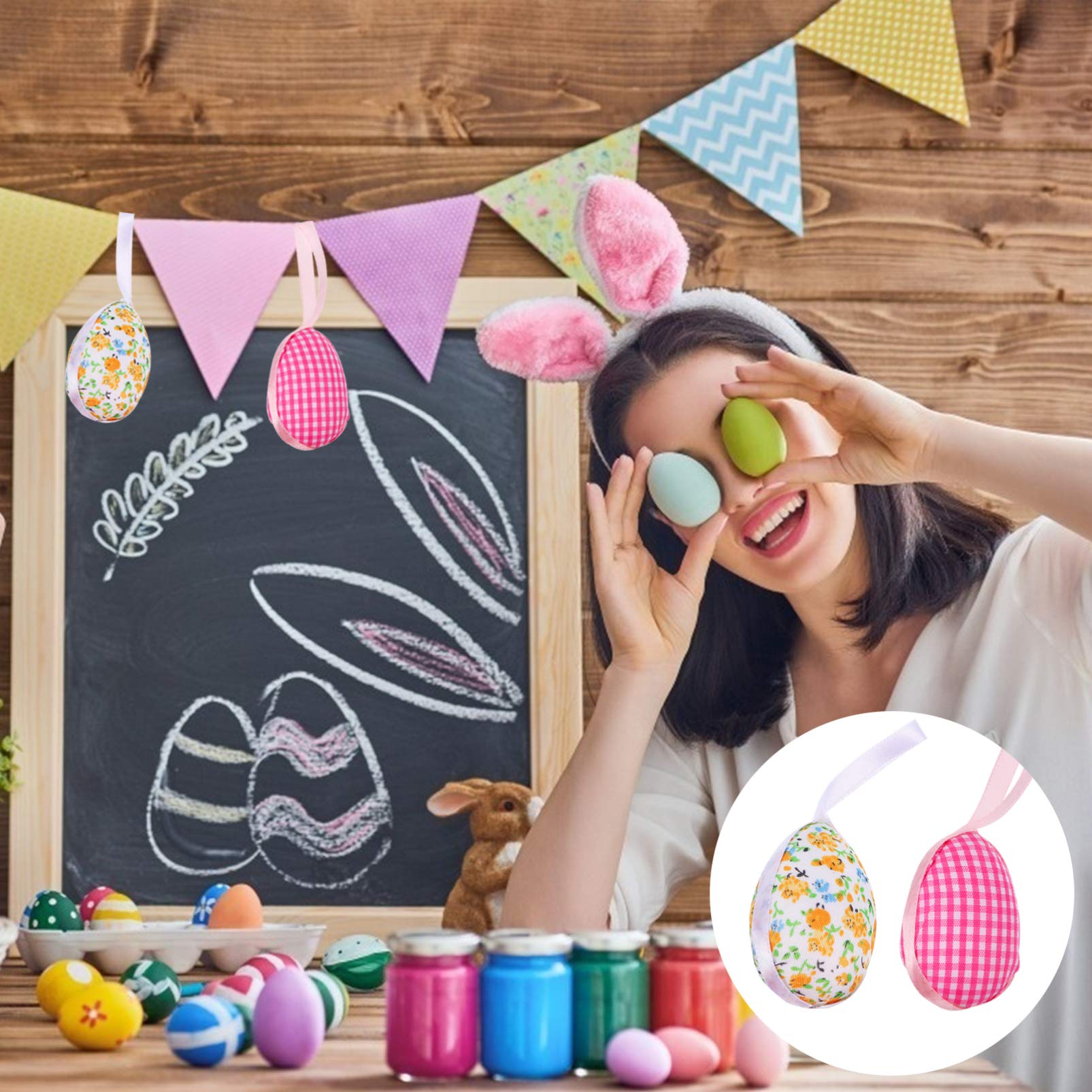 Amosfun Lot de 27 Œufs de Pâques Légers à Suspendre pour Garçons Et Jouets (27 Pièces)
