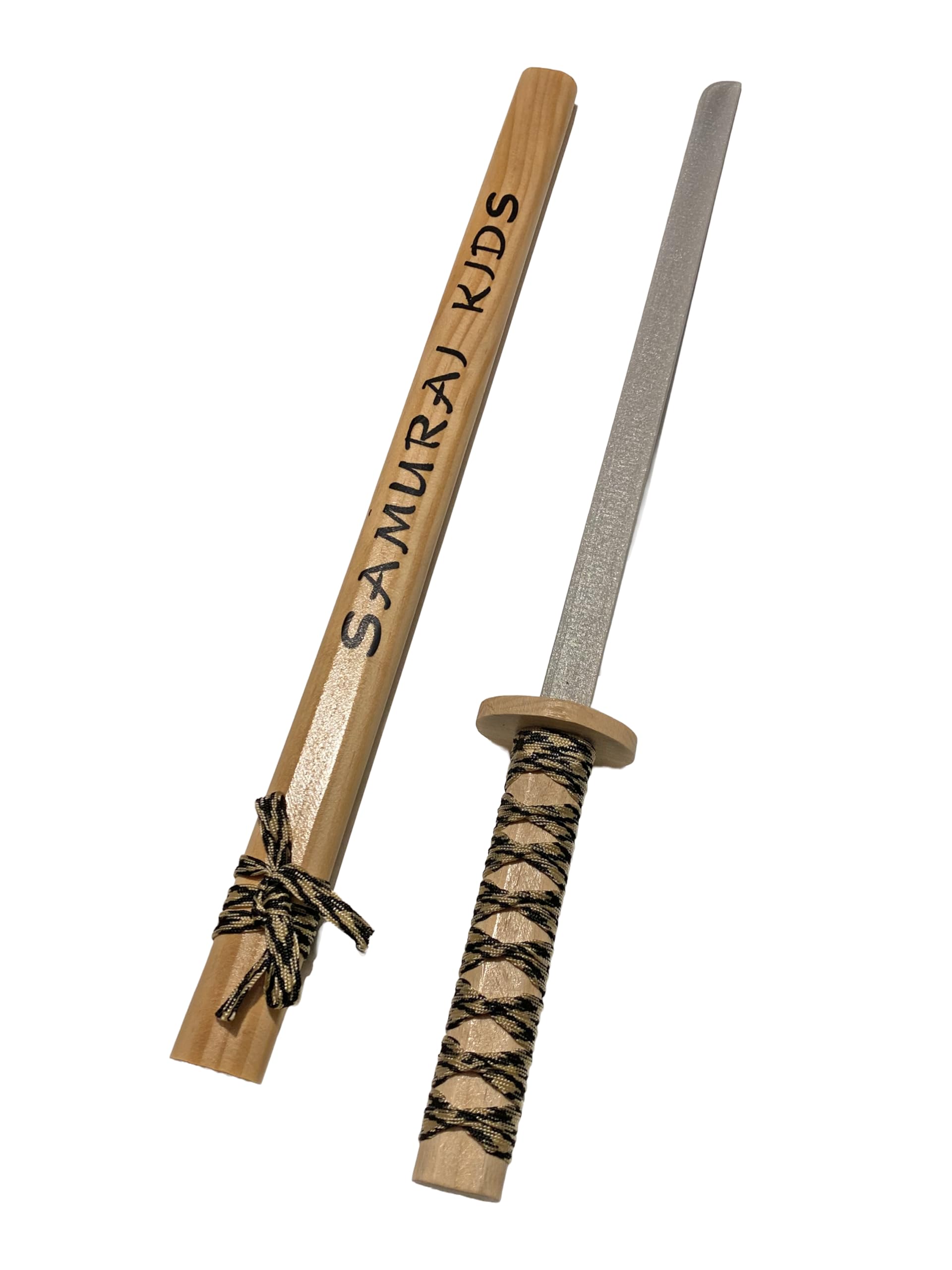 Kinder Samuraischwert 74 cm aus Holz mit Schwertscheide - Ninja, Ninjutsu