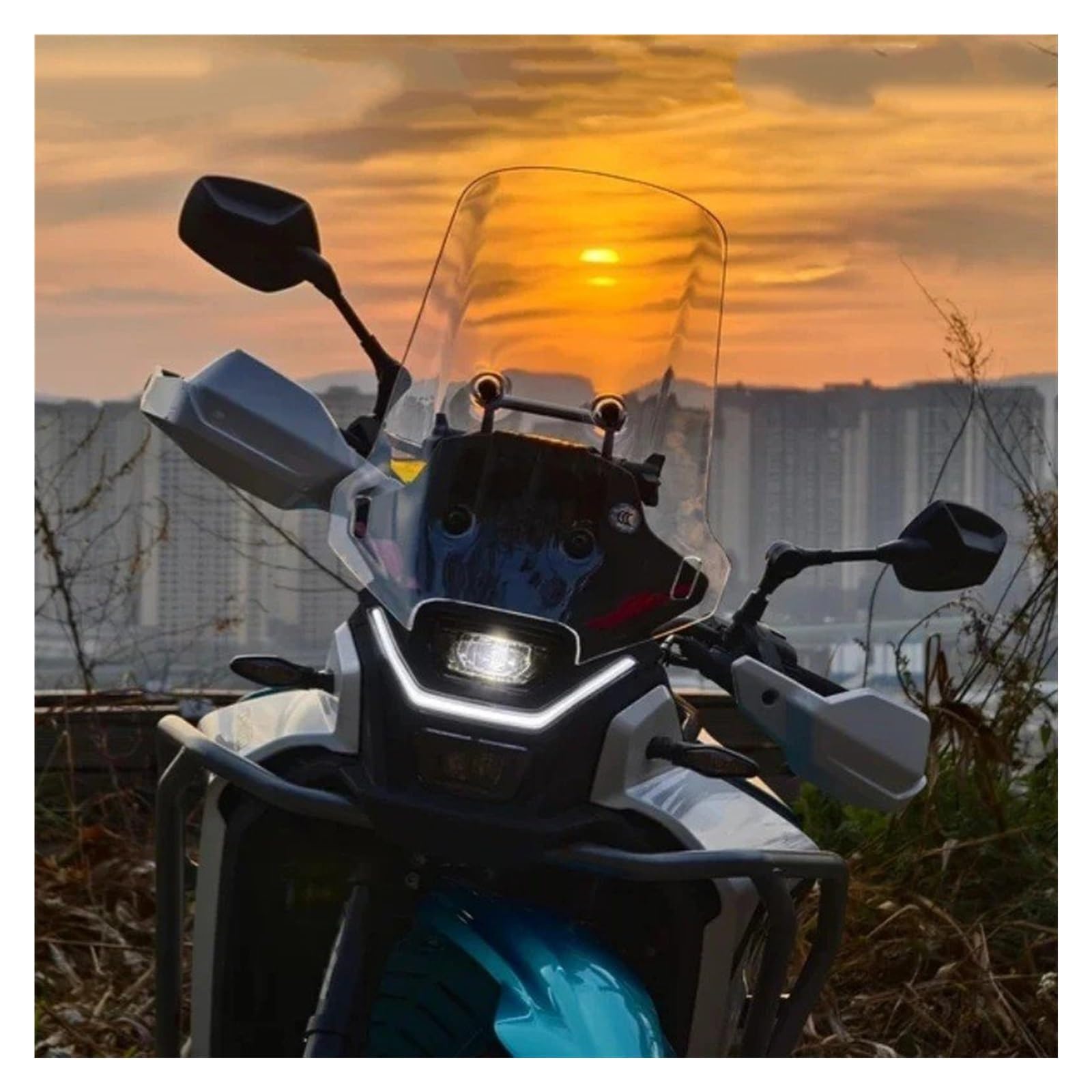 Cubierta de protección de motor de motocicleta 450MT, placa de