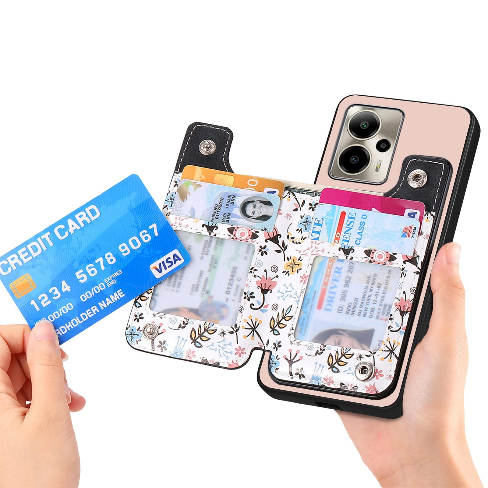 Futanwei for ATT Motivate Pro 5G Case Wallet with Zipper Pocket
