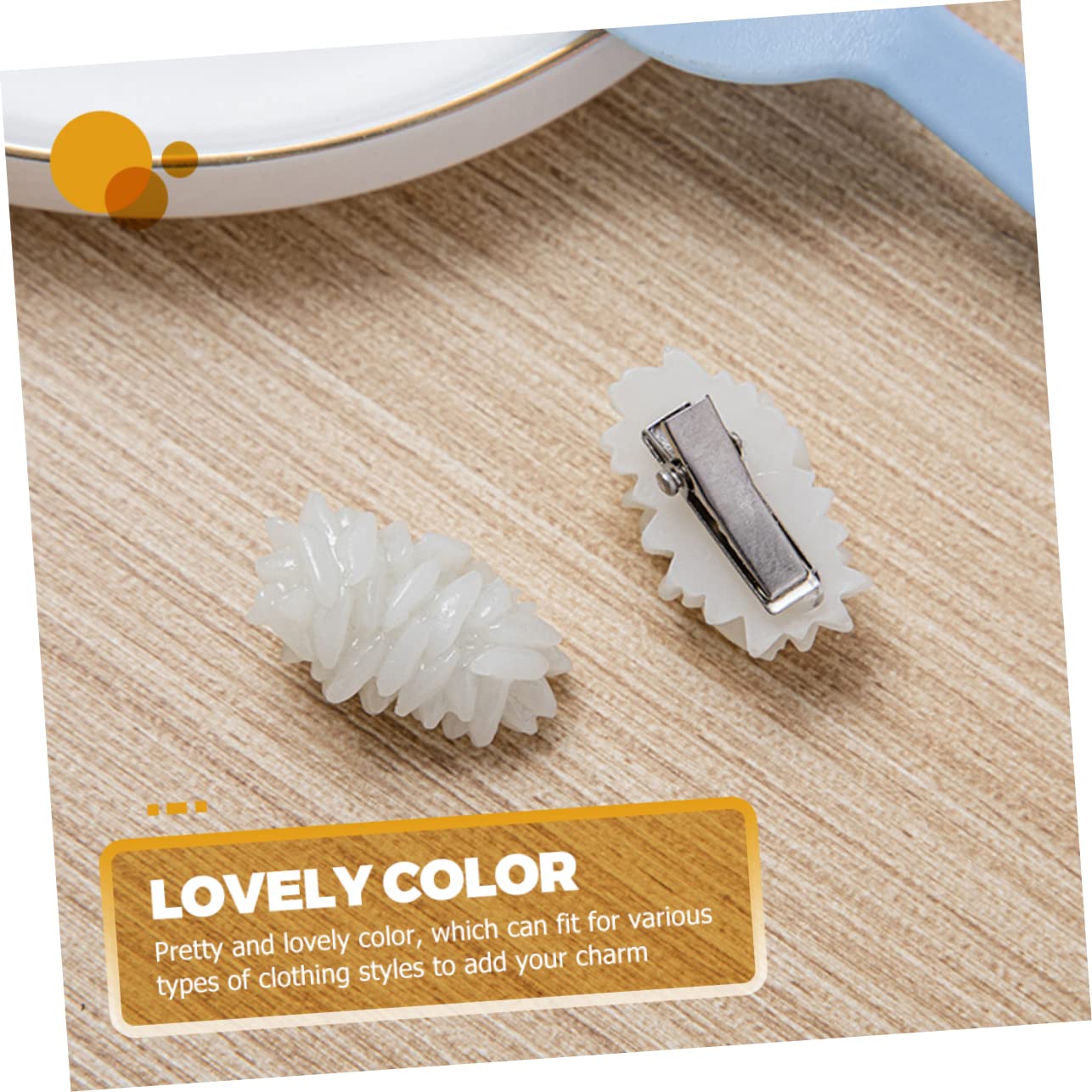 MAGICLULU 48 Piezas horquilla de arroz niños pinzas para el cabello para niñas accesorio para el cabello para mujer pasador de pelo pasadores de pelo pinza de pelo de las mujeres lindo chica