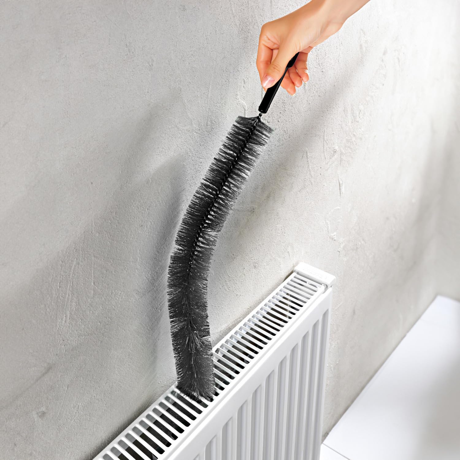 Brosse de nettoyage de radiateur efficace pour éliminer la poussière du chauffage