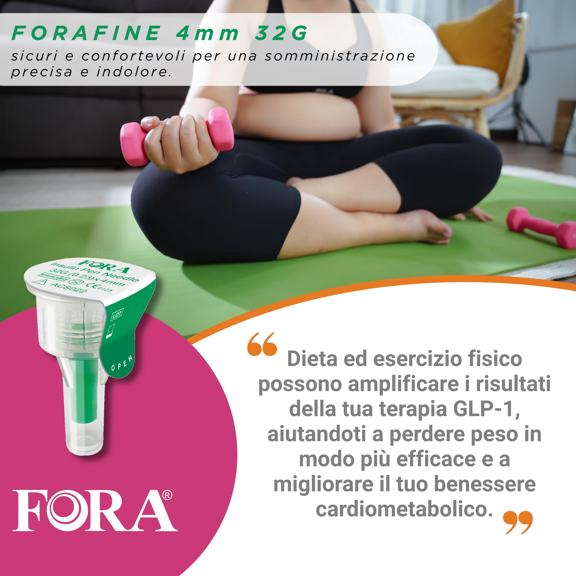 Fora Fine 4 mm 32G - 100 unidades - 3