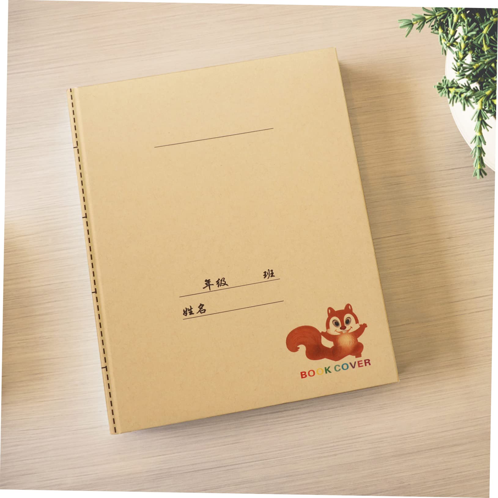 Copertina Libro in Carta Kraft 30 Pezzi, Regolabile per Libri e Testi
