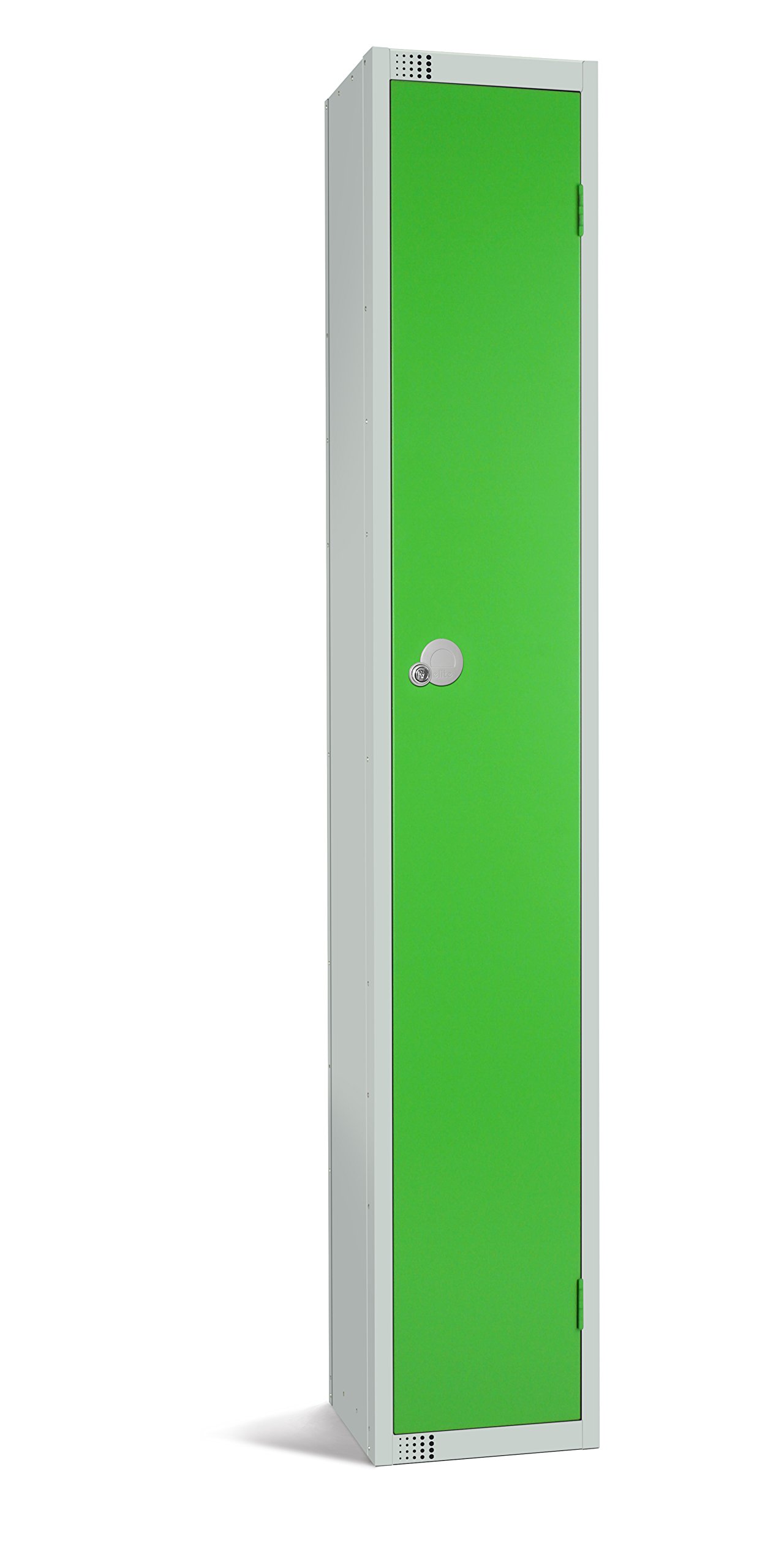 The Products Store Single Door Compartment Locker - School Work Storage Locker 1800mm H x 300mm W x 300mm D - GREEN