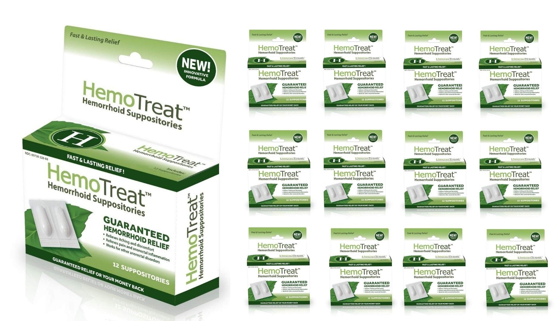 Buy Hemorrhoid Treatment Suppository X 12 Pack Fast Safe Effective