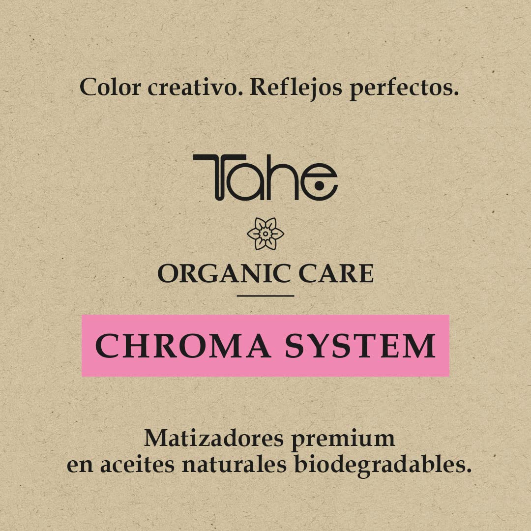 Tahe Organic Care Tinte Orgánico Permanente para el cabello de larga duración Sin Amoniaco, 100 ml, Tono 6.1 Rubio Oscuro Ceniza — view 12