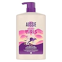Aussie Bouncy Curls Balsamo Ricci Idratante 1000ml, Boost di Idratazione Quotidiana