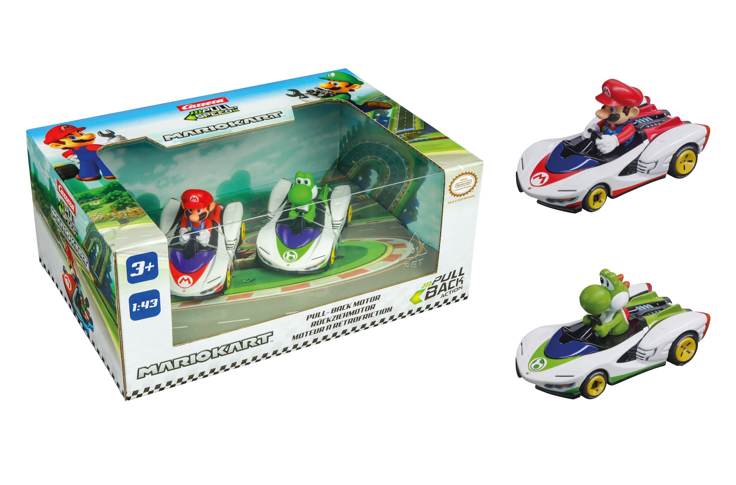 PULL N SPEED MARIO KART P-WING TWINPACK