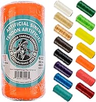 Vista 30 de Sinew 4oz 450ft Black 5ply 70lb Tendón Artificial de Prueba de 70lb para Cuentas, Costura de Cuero, Atrapasueños y Más