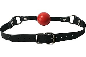 Silicone Ball Gag, Red: Enhance Intimacy and Exploration