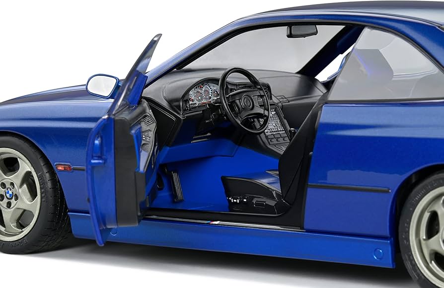 Amazon.com: solido 1:18 1990 BMW 850 (E31) CSI - Tobaggo Blue