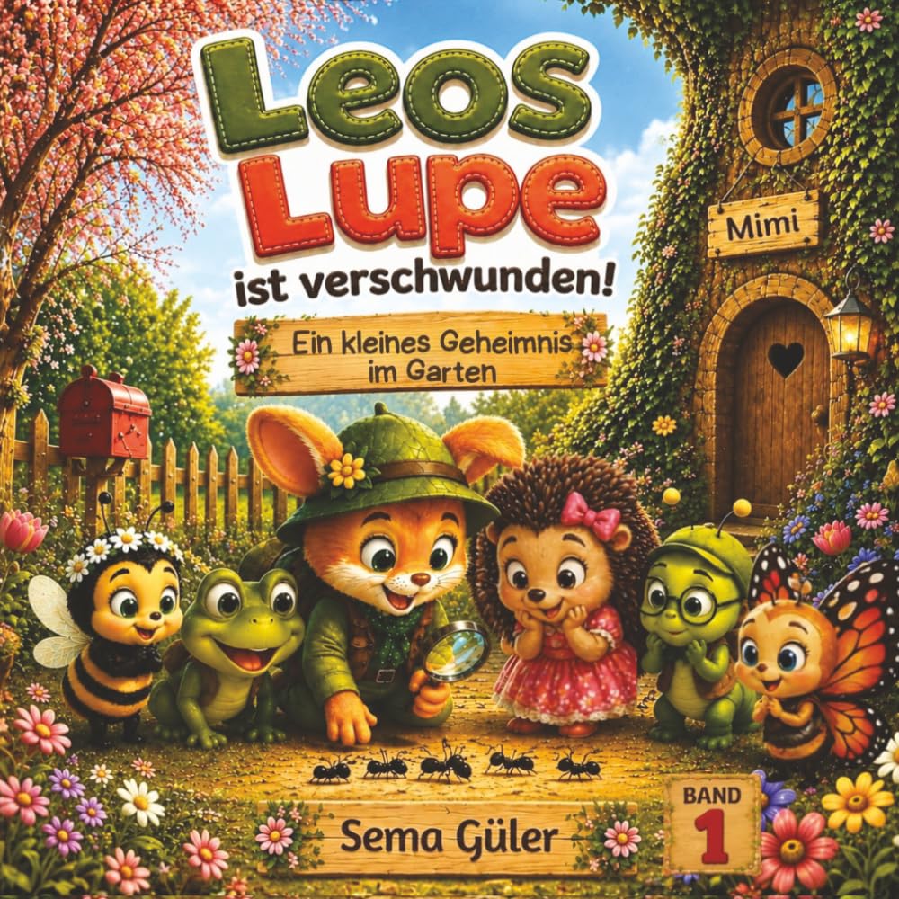 Leos Lupe ist verschwunden! Ein kleines Geheimnis im Garten: Bilderbuch für Kinder ab 4 Jahren (Leos Gartenfreunde, Band 1)
