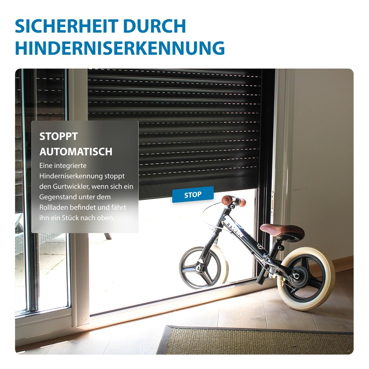 Rademacher Universal Gurtwickler smart; Elektrischer Gurtwickler mit Matter over Thread, kompatibel mit Apple Home, Amazon Alexa, Google Home; erfordert Thread Border Router; Rollladen-Gurtwickler
