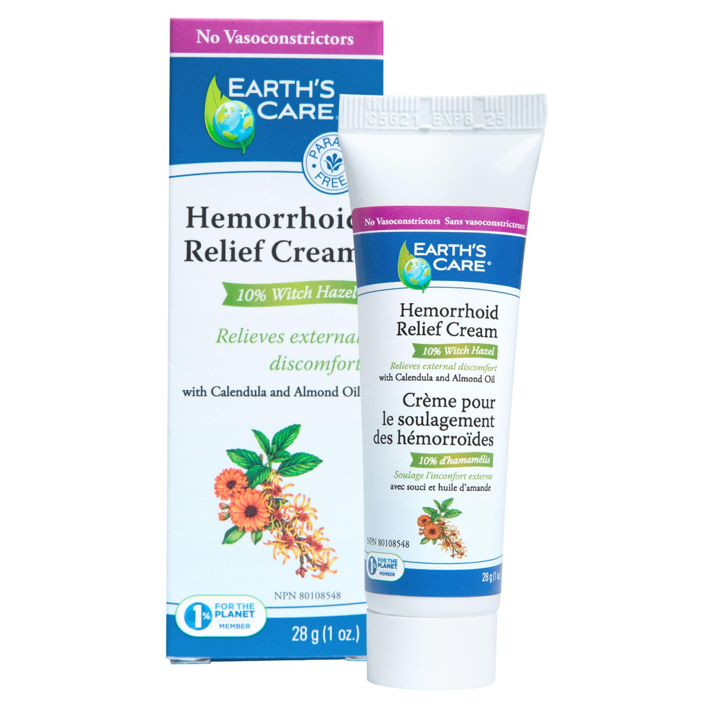 Amazon.com : Earth's Care Hemorrhoid Cream - Hemorrhoid Treatment