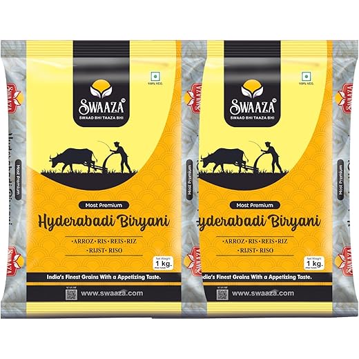 Swaaza Biryani Rice 2 Kg - Premium Basmati