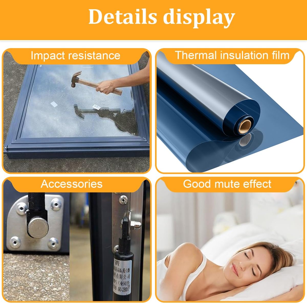 Ventana de tejado personalizable con apertura eléctrica, vidrio templado de doble capa, elevación a gas, control remoto y sensor de lluvia, para invernaderos, sótanos, áticos(Gray,LxW 60x70cm/23.6x27.
