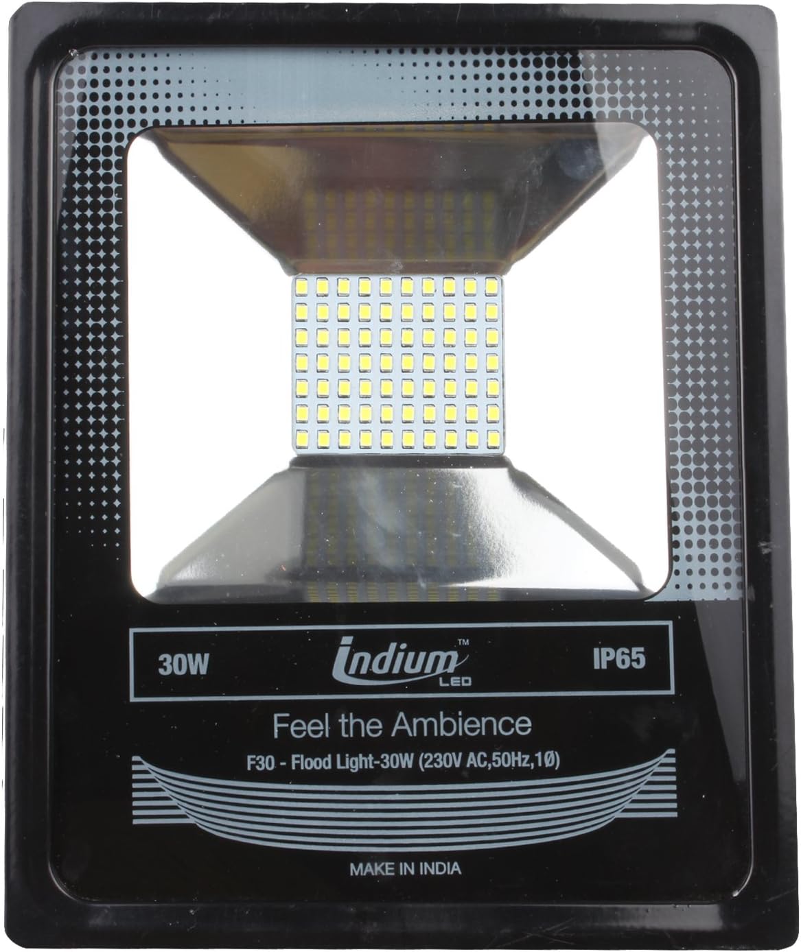 30 W LED Flood Light, TOUGHENED Glass, Water-Proof(IP65), 6500K Pure White, 2 Years Warranty (30)