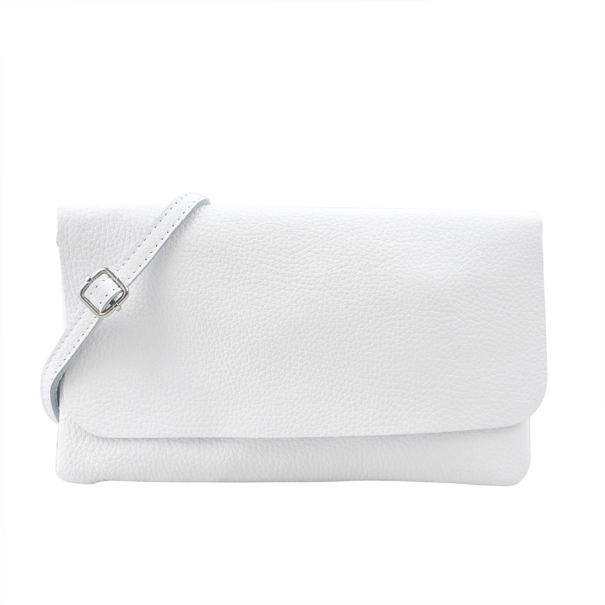 SH Leder Ely G149 Sac à bandoulière en cuir véritable 24,50 x 15 cm