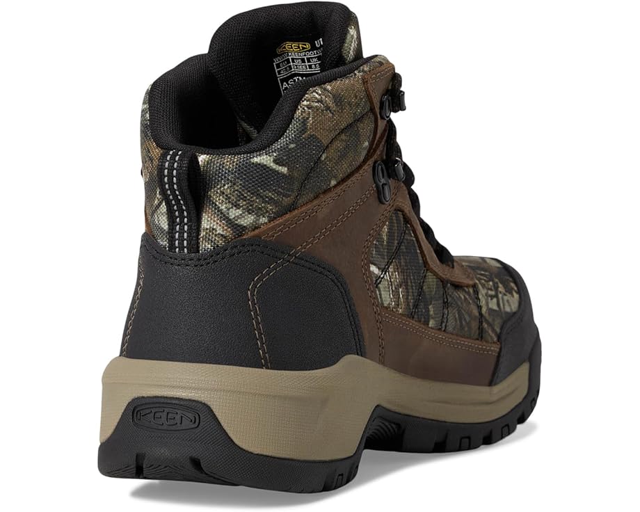 KEEN Utility Skokie Waterproof Work Boot (Carbon Toe) - Back View