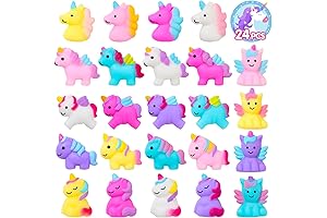 24PCS Mochi Squishy Unicorn Party Favors