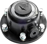 ROADSUPERIORTRUCKPARTS Composite Steer Hub Cap Replaces SKF 1612, 1711 & Stemco 343-4024 - Durable Corrosion-Resistant Oil Fill