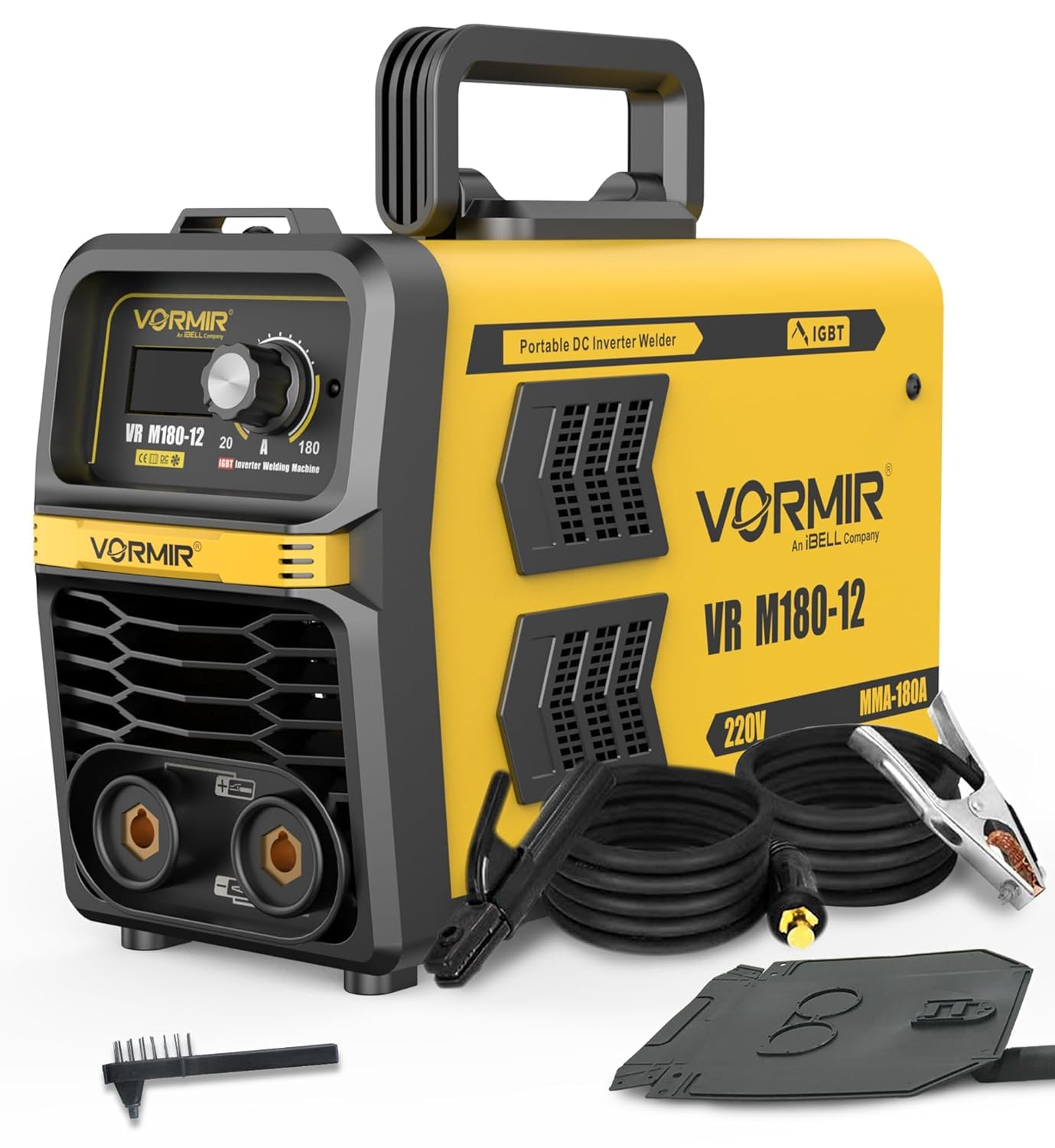 IBELL VORMIR VRM180-12 Inverter single Phase MMA Welding Machine (Home/DIY) 180A with Hot Start (Used), Anti-Stick, Arc Force, VRD & IGBT Technology - 12 Months Warranty-image-49
