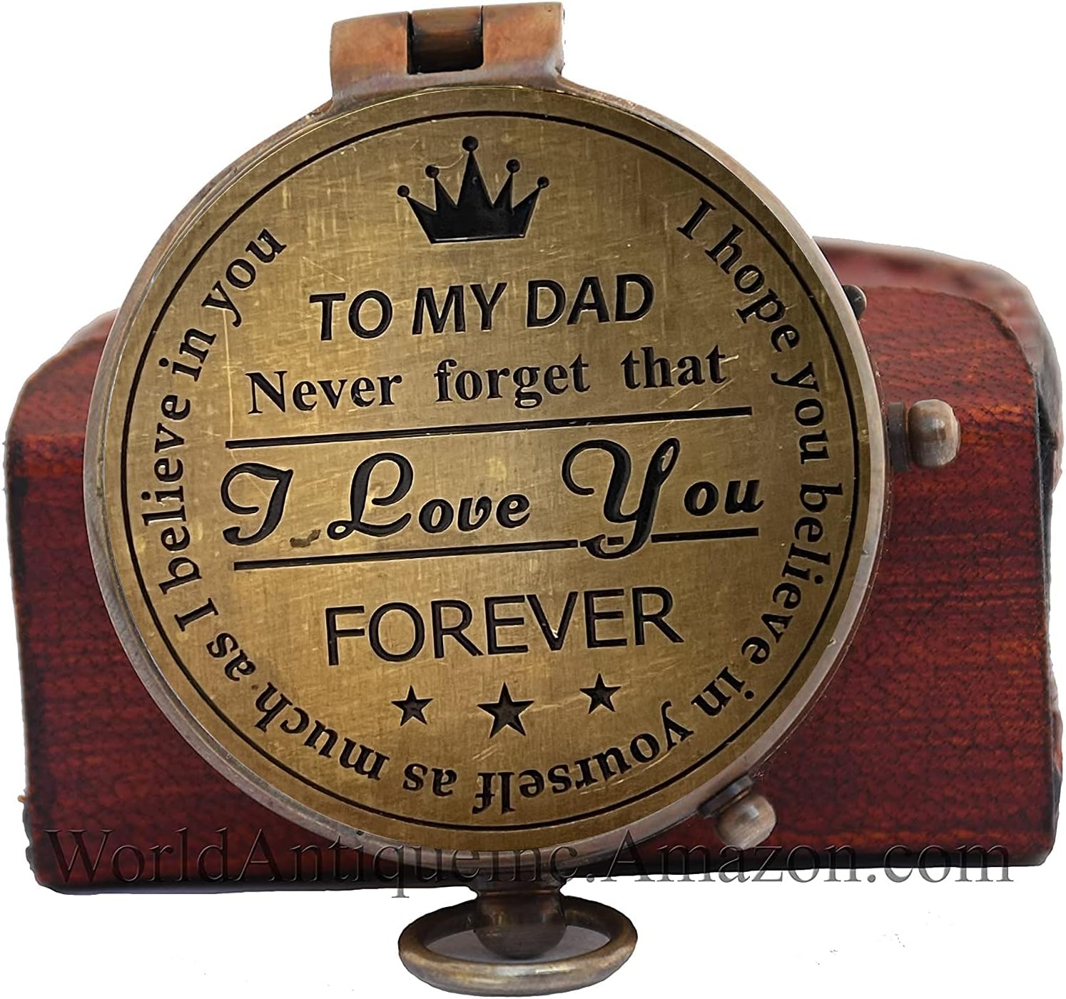Best Dad for Father/Father’s Birthday Gifts/Father’s Compass/Father’s Retirement Gifts/Thanksgiving Gift for Father