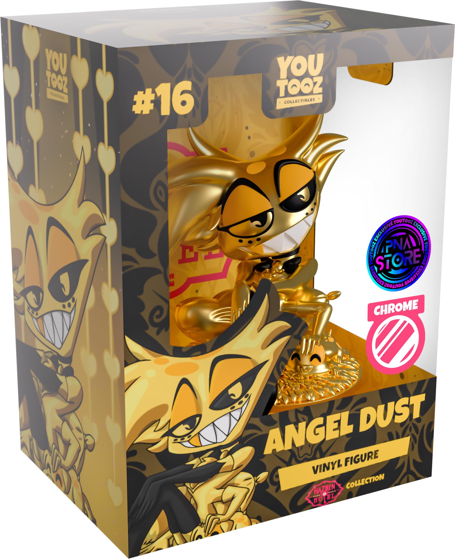 その他 Angel Dust Youtooz Hotel hazbin Youtooz - Hazbin Hotel: Gold Chrome Angel Dust : Amazon.co.uk