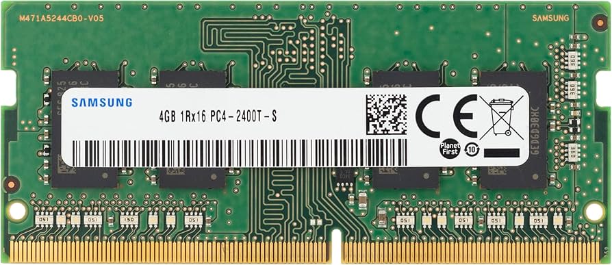 Samsung 4GB DDR4 2400MHz PC4-19200 (PC4-2400T) CL17 SODIMM 1Rx16