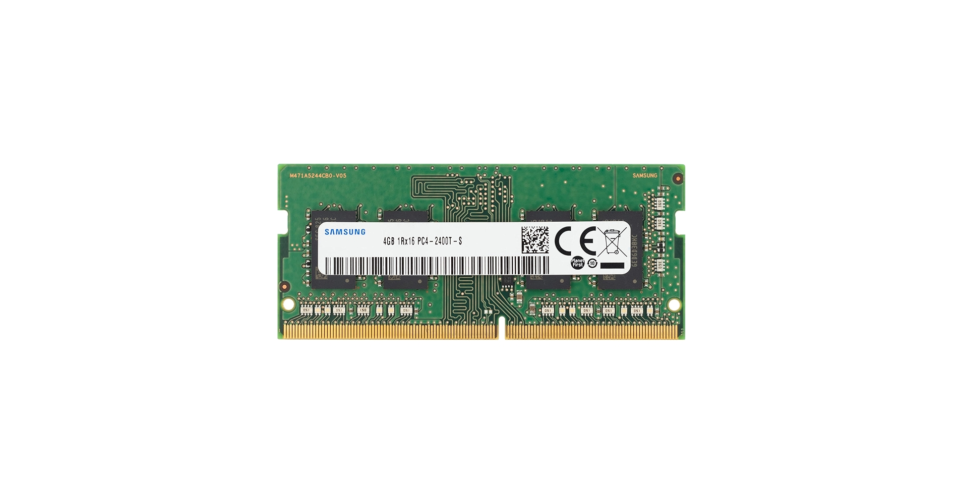 Samsung 4GB DDR4 2400MHz PC4-19200 (PC4-2400T) CL17 SODIMM 1Rx16