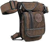 Vista 7 de Lona táctica militar cintura paquete bolsa al aire libre gota pierna bolsa cintura riñonera paquetes táctico pierna bolsa bolsa bolsa muslo bolsa