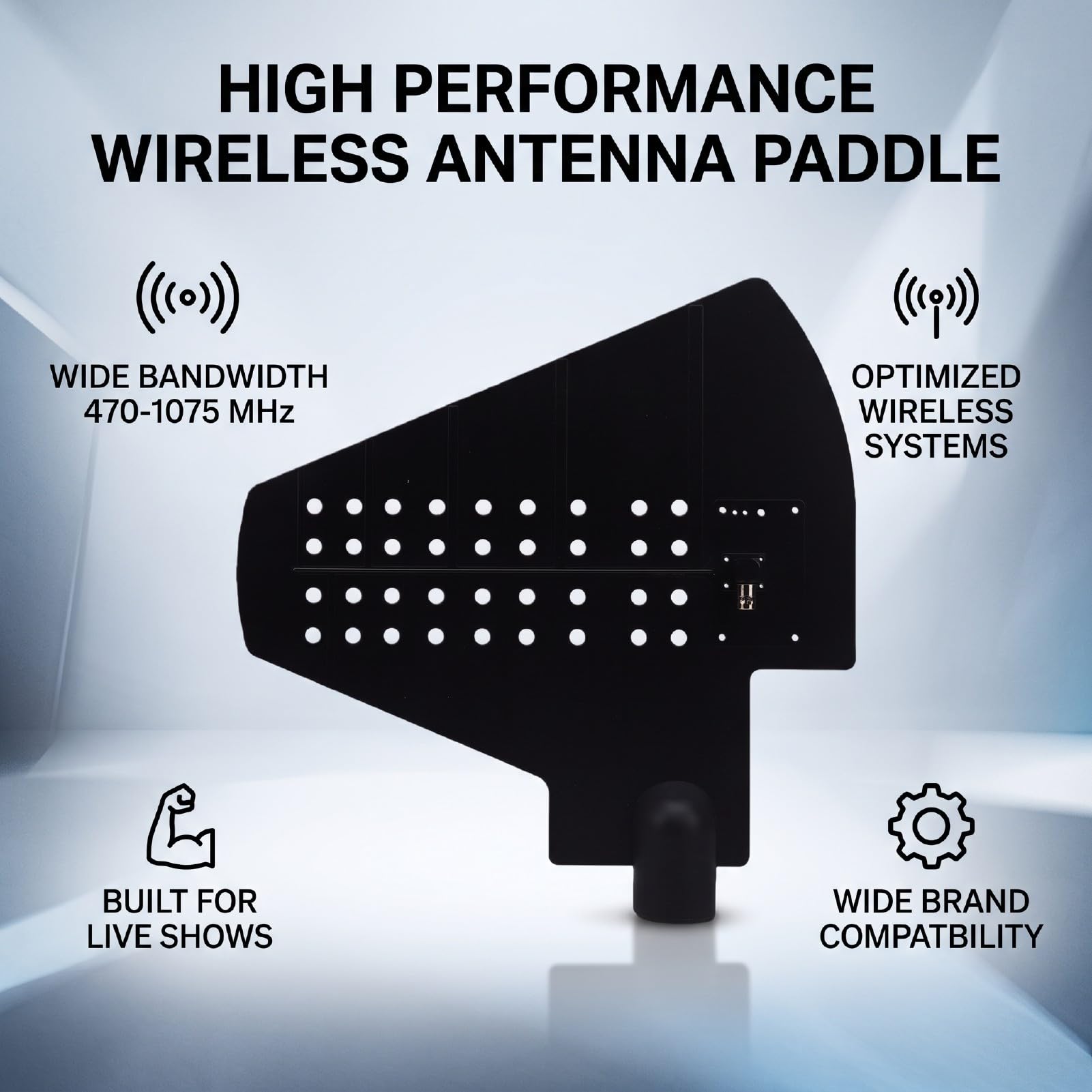 Łopatka Anteny Kierunkowej 470 do 1075 MHz LPDA z BNC