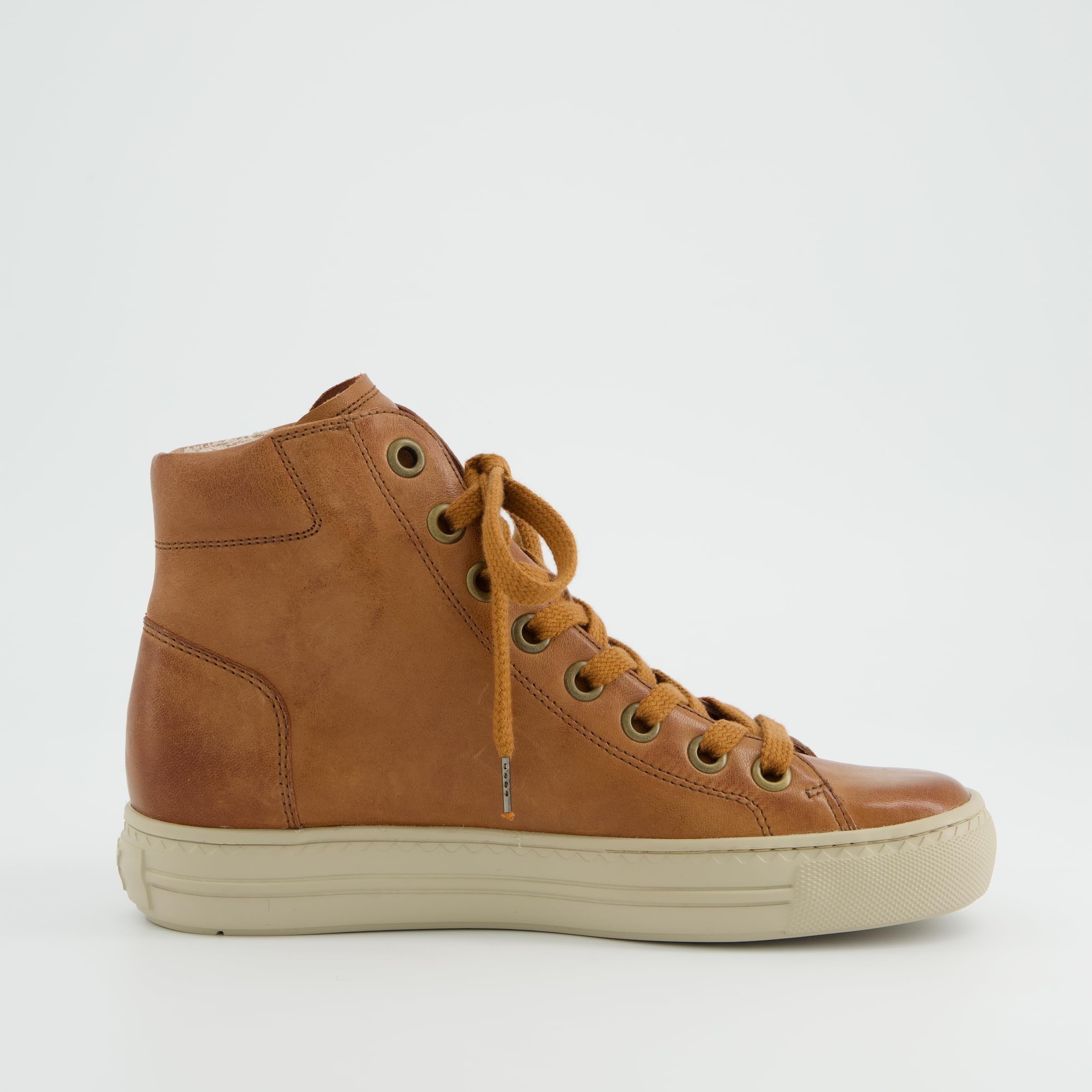 Paul Green Zapatillas para mujer 4024-350 en piel lisa, color marrón