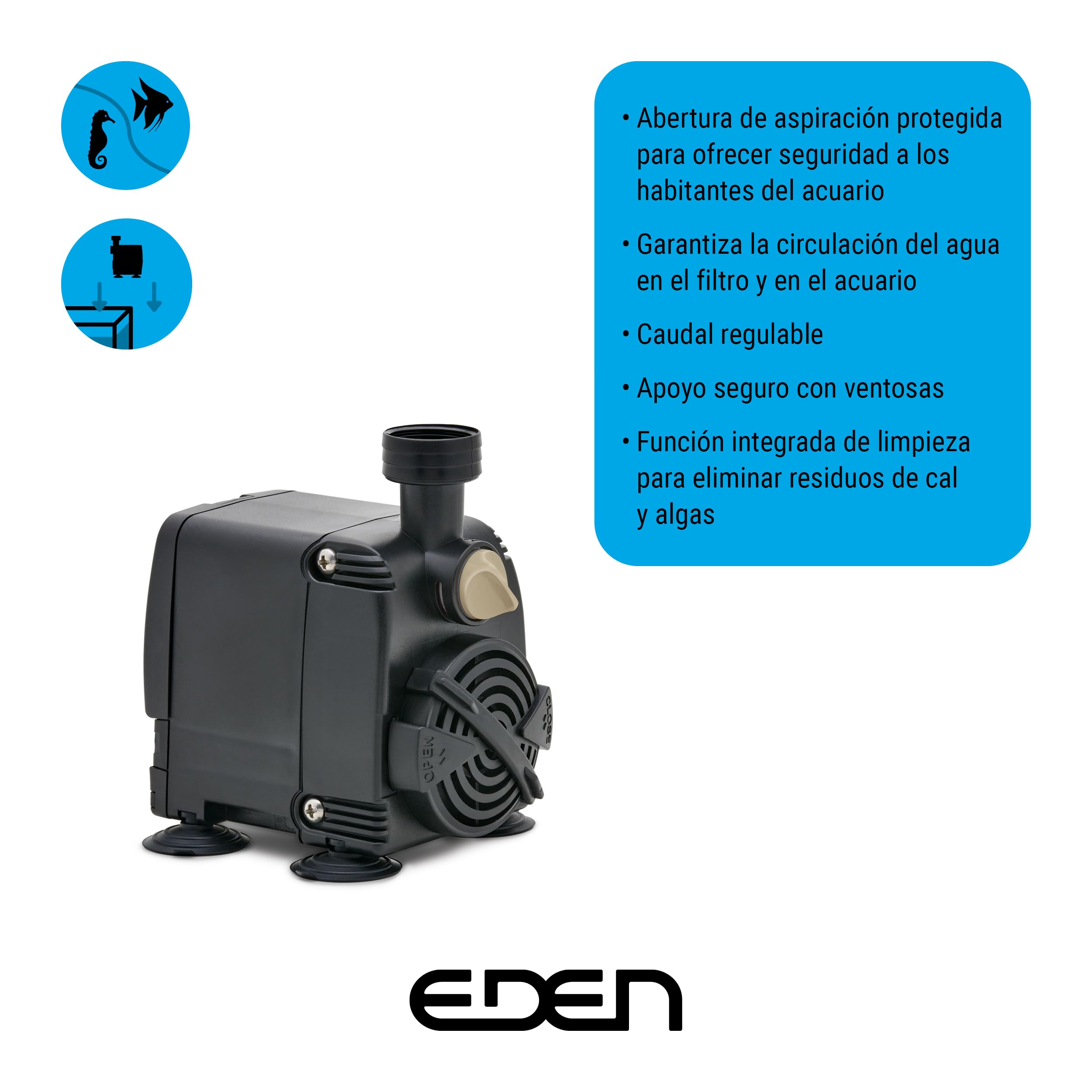 EDEN Pas 3000 Bomba para acuarios