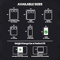 Vista 3 de Utopia Bedding - Protector de colchón impermeable de tamaño individual, funda de colchón Terry premium de 200 GSM, funda de cama suave