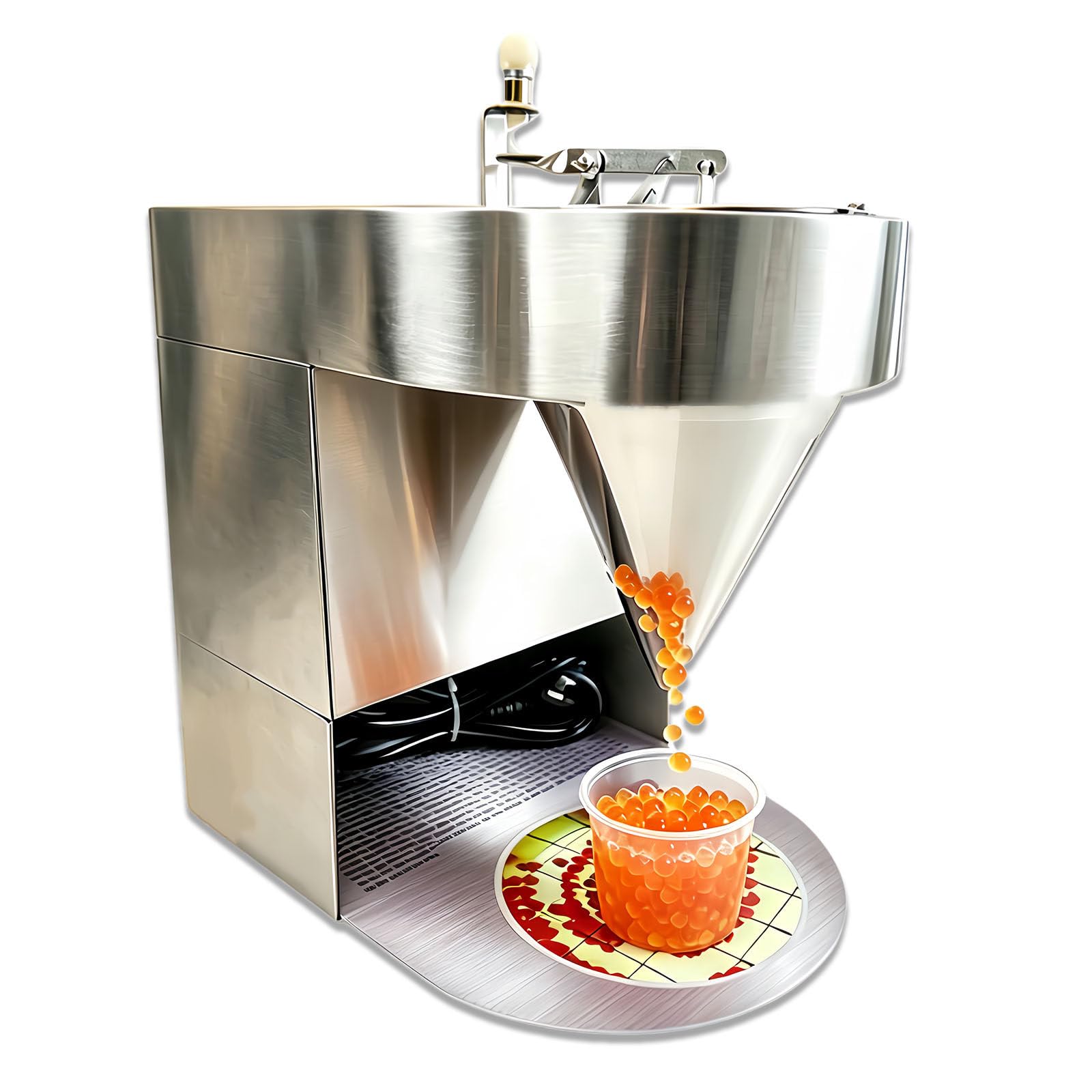Glowdora Multicolor Commercial Popping Boba Machine, 20-30Kg/H Stainless Steel