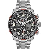 Citizen Men's Promaster Air Skyhawk Eco-Drive Super Titanium™ Watch, Atomic Timkeeping Technology, Power Reserve Indicator, Luminous, Anti-Reflective Crystal, 45mm (Model: JY8108-53E)