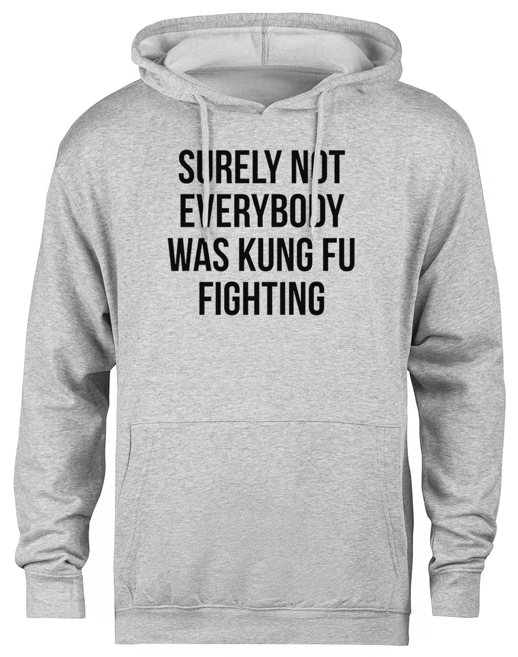 Pull à capuche gris Surely Not Everybody sweat unisexe décontracté