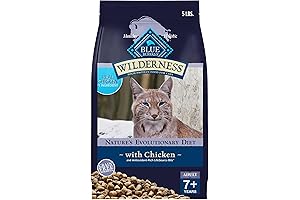 Wilderness Chicken Adult Blue Cat Food Dry 80 Ounces - Rich in...