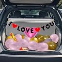 Party Propz Happy Anniversary Decoration Items - 18pcs Car Boot Decoration Combo, I Love You Balloons For Decoration, Proposal Decoration Items, Confetti Popper For Anniversary(Cardstock, Foil, Latex) gallery image
