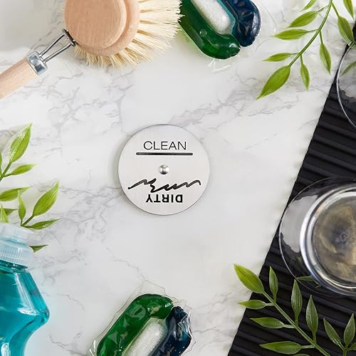 Miniatura 2 de RSVP International Endurance Magnet Collection Acero inoxidable, lavavajillas giratorio, 2.25 x 2.25 pulgadas