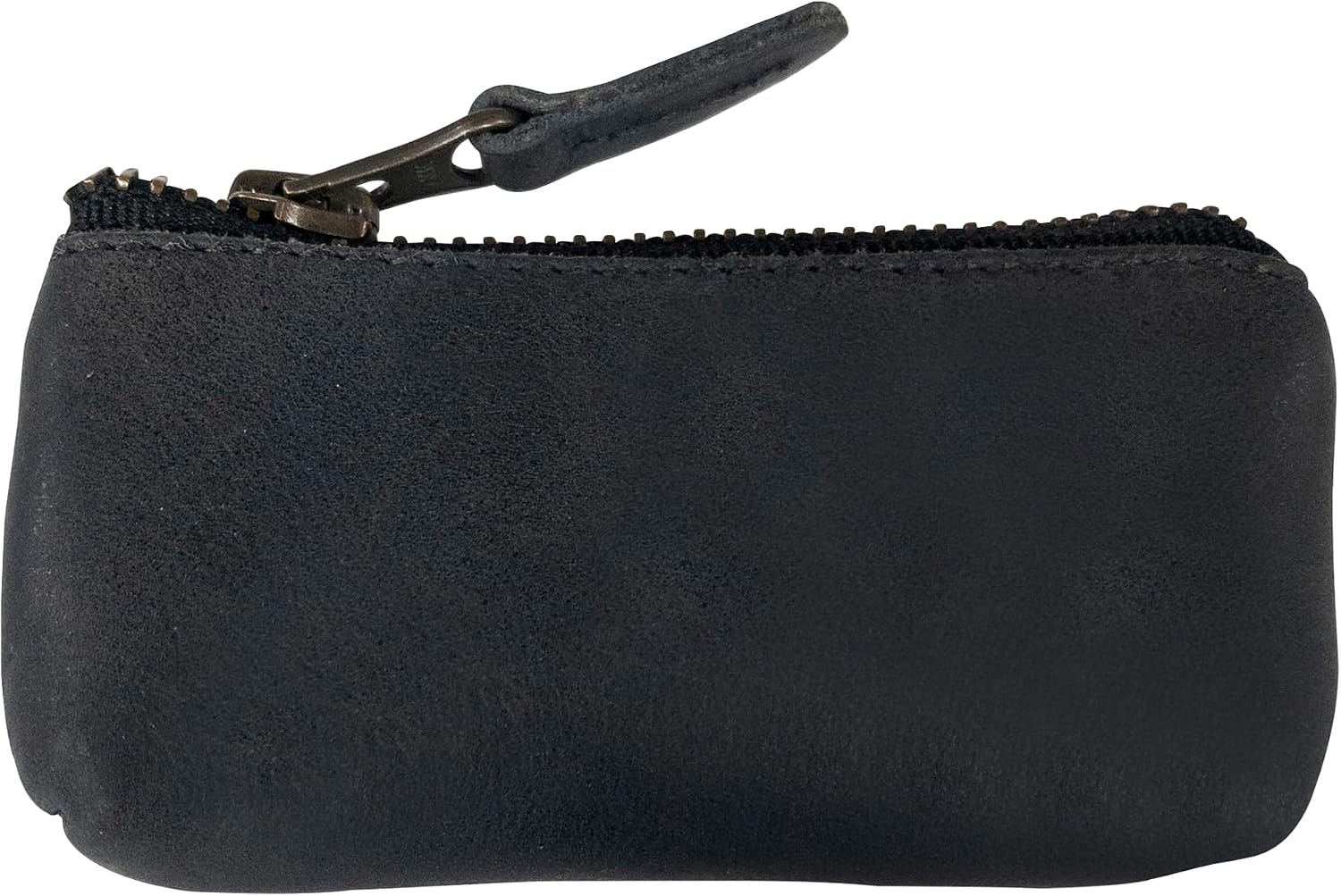 Hide & Drink, Leather Key Holder Pouch, Zippered Coin Bag, Money Purse, Earphone Holder, Charging Cable, Memory Cards Organizer, Vintage Style, Handmade